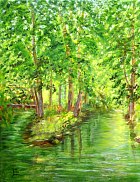 voir cette peinture sur le pont d'aveny