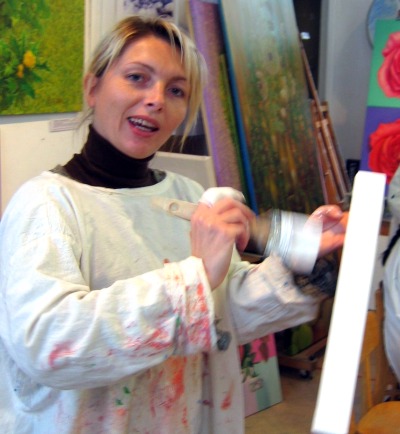 Pr�parer sa toile, c'est comme pr�parer sa table blanche pour les convives d'un repas sompteux...