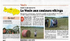 LEcho le Rgional 12 aot 2011 "Le Vexin aux couleurs vikings"